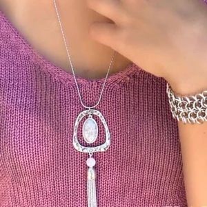 Grace & Heart Frost Moon Necklace